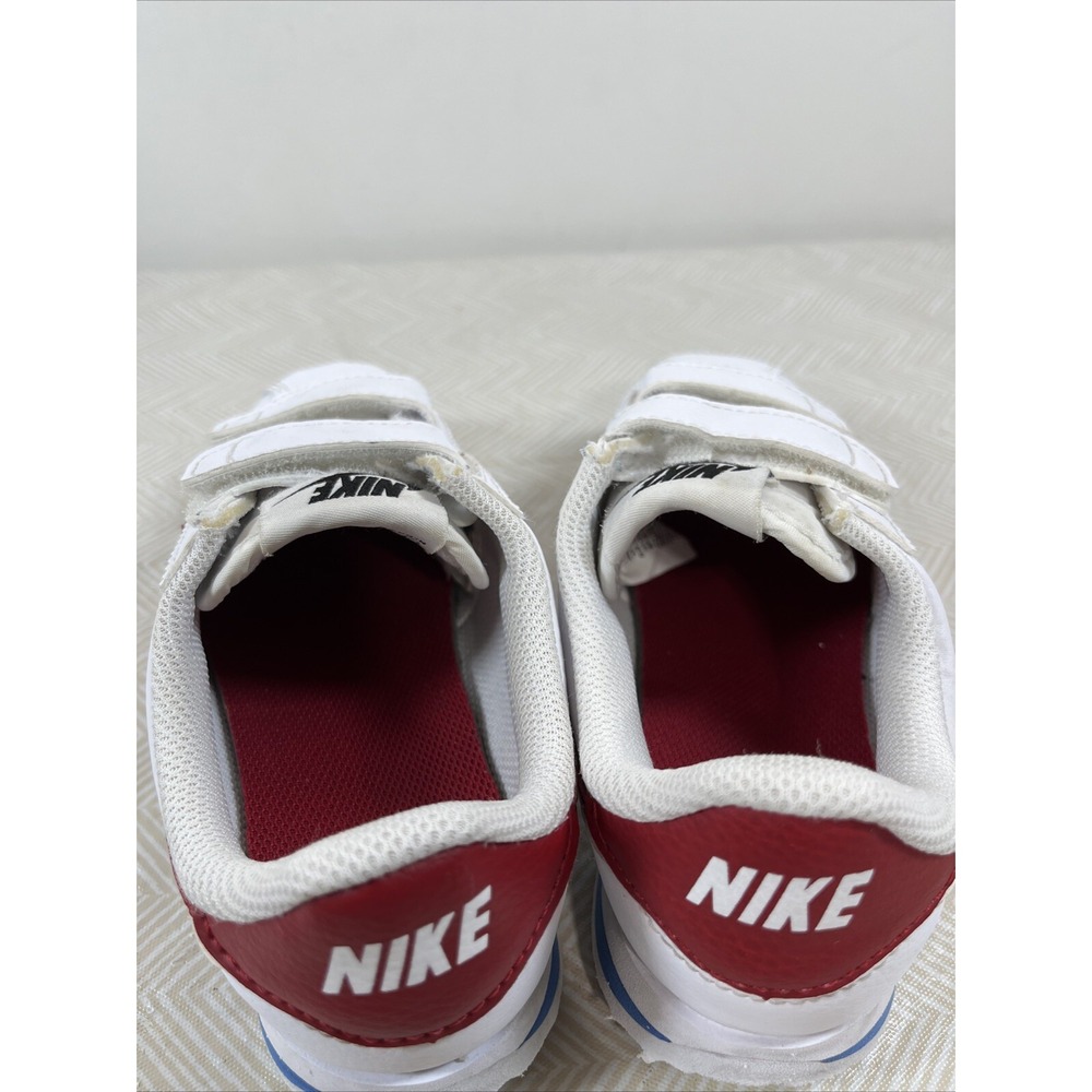 Nike Kids Cortez Basic SL Shoes Sneakers 904767-103 White Sz 13.5 C Forest Gump - Picture 10 of 15